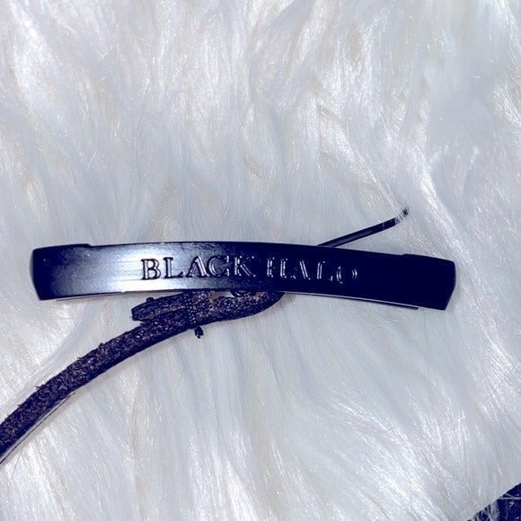 Black Halo Dress Waist Belt Leather Buckle main image 4